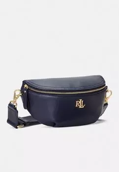 Поясная сумка LEATHER MARCY BELT BAG Ralph Lauren, темно-синий