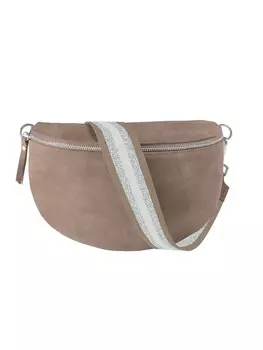 Поясная сумка lePelou ELVA large, серо-коричневый