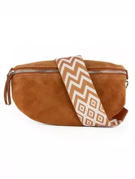 Поясная сумка lePelou NOA small, коричневый
