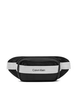 Поясная сумка Logo Waist Bag IU0IU00694 Calvin Klein Jeans, черный