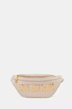 Поясная сумка Love Moschino, бежевый