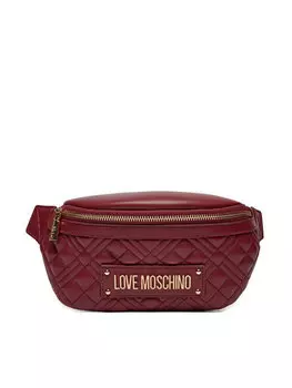 Поясная сумка Love Moschino, бургундия
