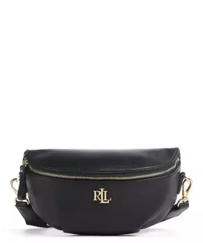 Поясная сумка Marcy из мелкозернистой яловой кожи Lauren Ralph Lauren, черный