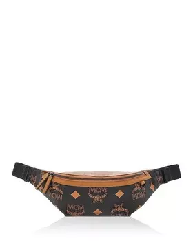 Поясная сумка MCM Fursten с монограммой, черный