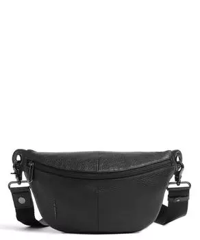 Поясная сумка Mellow Leather из зерненой телячьей кожи Mandarina Duck, черный