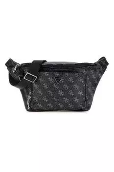 Поясная сумка Milano из экокожи Guess, черный