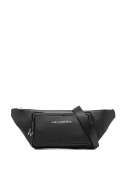 Поясная сумка на молнии KARL LAGERFELD, черный