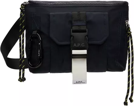 Поясная сумка Navy Trek A.P.C., темно-синий