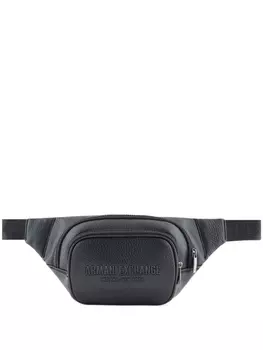 Поясная сумка с логотипом Armani Exchange, черный