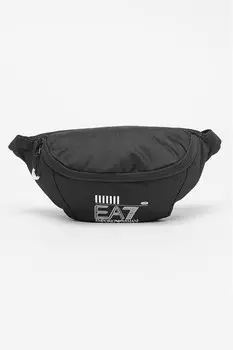 Поясная сумка с логотипом Ea7, черный