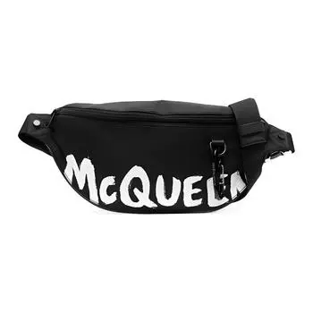 Поясная сумка с логотипом граффити Alexander McQueen