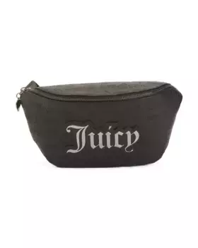 Поясная сумка с логотипом Juicy Couture, цвет Licorice