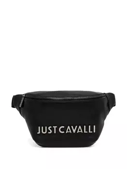 Поясная сумка с логотипом Just Cavalli, черный