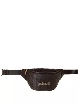 Поясная сумка с логотипом Just Cavalli, черный