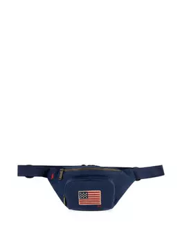Поясная сумка с логотипом POLO RALPH LAUREN KIDS, синий