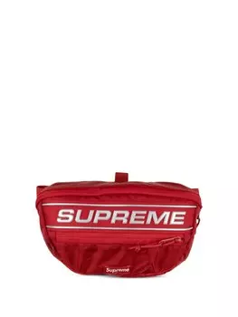 Поясная сумка с логотипом Supreme, красный