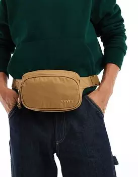 Поясная сумка с логотипом в коричневом цвете Levi's