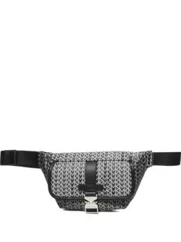 Поясная сумка с монограммой MICHAEL KORS, черный