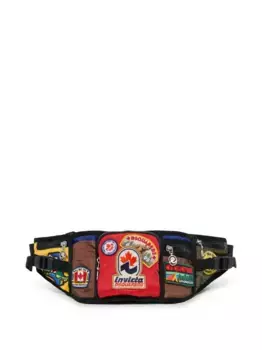 Поясная сумка с нашивками DSQUARED2 KIDS, красный