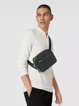 Поясная сумка с нашивкой-логотипом Lacoste, черный