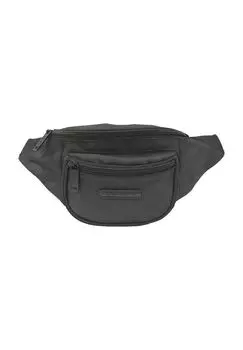 Поясная сумка с отделениями на молнии для мужчин Globetrotter, черный