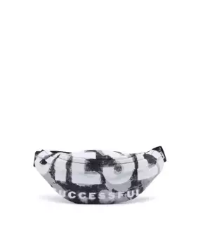 Поясная сумка с принтом и молнией Diesel, черный