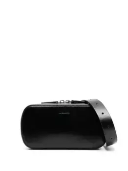 Поясная сумка с тисненым логотипом JIL SANDER, черный