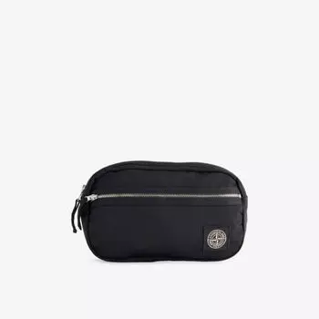 Поясная сумка Stone Island с нашивкой, черный