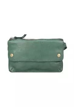 Поясная сумка Submarine кожаная 21 см HAROLD'S, зеленый