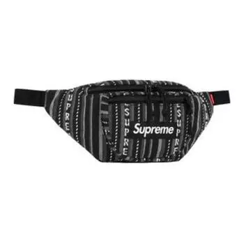 Поясная сумка Supreme унисекс, черный