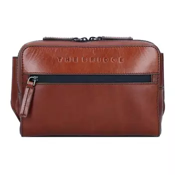 Поясная сумка The Bridge Damiano, коньяк