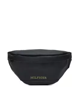 Поясная сумка Tommy Hilfiger Monotype Pu Bumbag AM0AM12603, черный