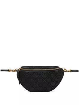 Поясная сумка Tory Burch с Т-монограммой, черный