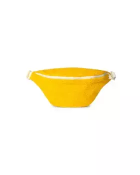 Поясная сумка Tous Baby махровая вата с логотипом TOUS, жёлтый