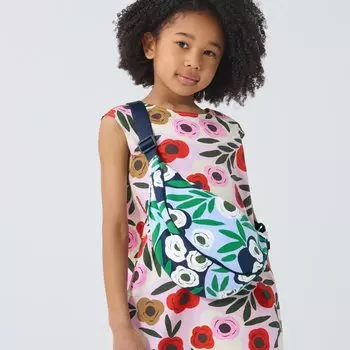 Поясная сумка Uniqlo х Marimekko Round Mini Ruukku, синий