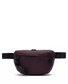 Поясная сумка унисекс бордового цвета на молнии Herschel, цвет Granate
