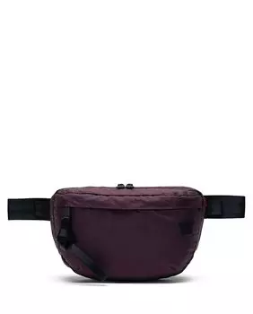 Поясная сумка унисекс бордового цвета на молнии Herschel, гранатовый