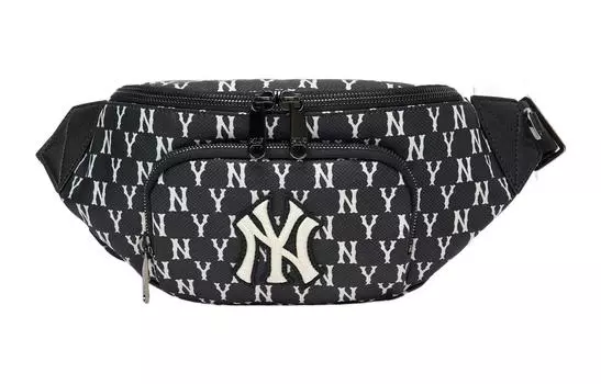 Поясная сумка унисекс из коллекции MLB Monogram, Черный