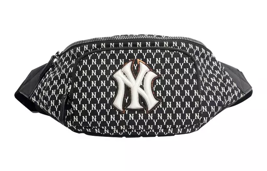 Поясная сумка унисекс из коллекции MLB Monogram, Черный