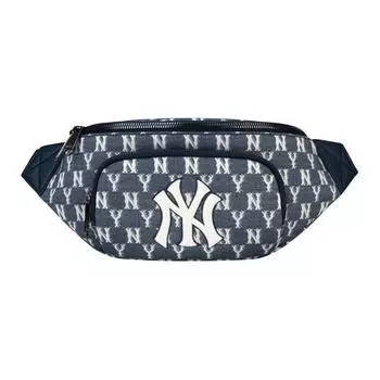 Поясная сумка унисекс из коллекции MLB Monogram, Джинсовый синий + сумка для мелочей