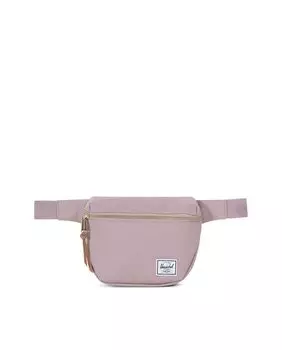 Поясная сумка унисекс из розовой ткани на молнии Herschel, розовый