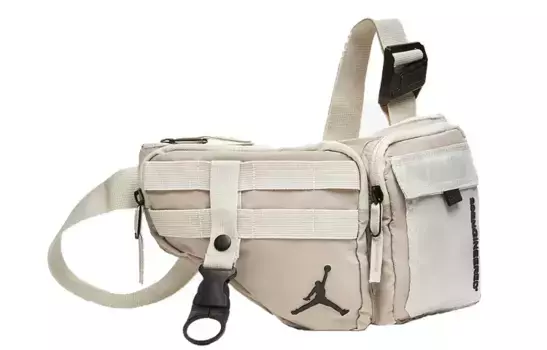 Поясная сумка унисекс Jordan, Off-white/dark grey