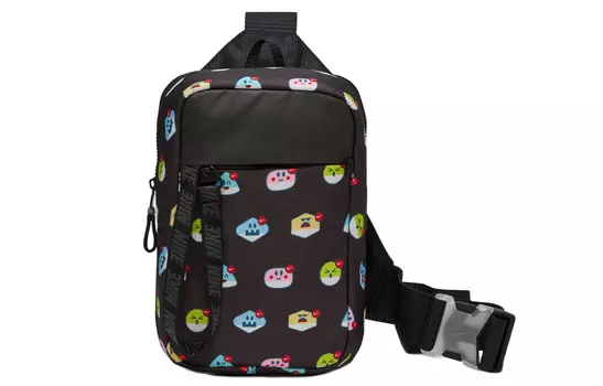 Поясная сумка унисекс Nike с рисунком, черный