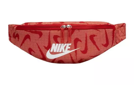 Поясная сумка унисекс Nike Heritage, Vermilion/white
