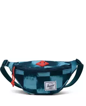 Поясная сумка унисекс объемом 1 л из клетчатой ткани Herschel, темно-синий