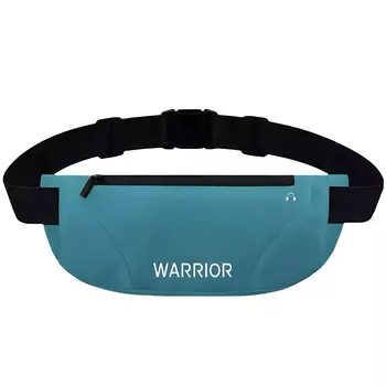 Поясная сумка Warrior из полиэстера, обычная, унисекс, сине-черная