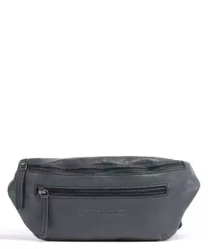 Поясная сумка Washed Wax Cow Severo из зернистой яловой кожи The Chesterfield Brand, синий