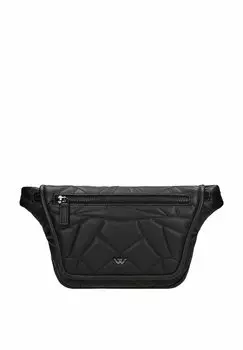 Поясная сумка Z PIKOWANYM GEOMETRYCZNYM WZOREM Wojas, черный