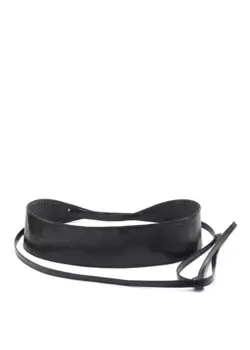 Поясной ремень LASCANA, металлизированный, из мягкого материала, для платья и комбинезона, черный