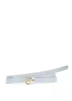 Поясной ремень LASCANA, тонкая и модная форма, ремень, джинсовый ремень, брючный ремень, синий